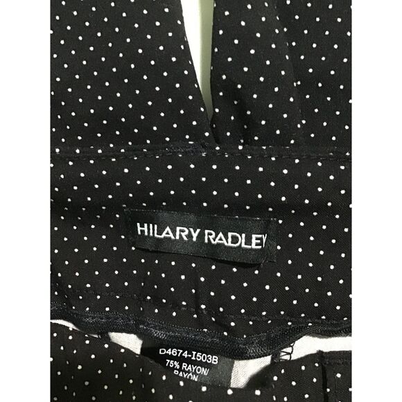 Hilary Radley Navy Polka Dot Women's Stretch Shorts SM - Picture 3 of 5
